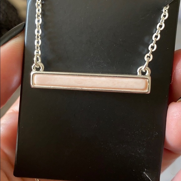 Jewelry - Light pink bar necklace